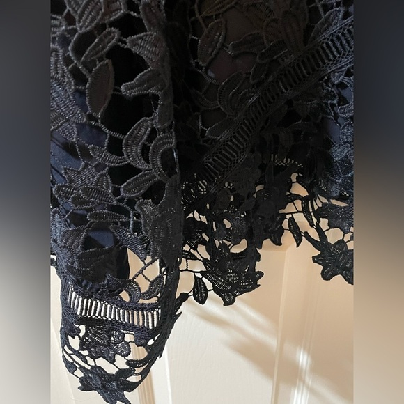 Eliza J Blue Strapless A-Line Dress for Weddings - Picture 4 of 7